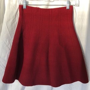 Zara Red Mini Skirt